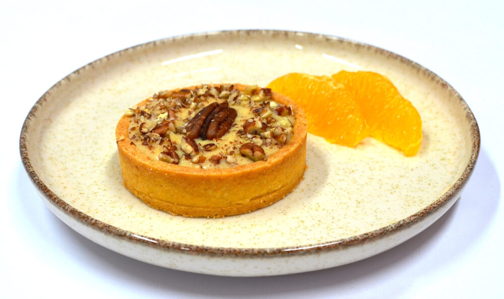 tarta cu portocala cu nuci pecan